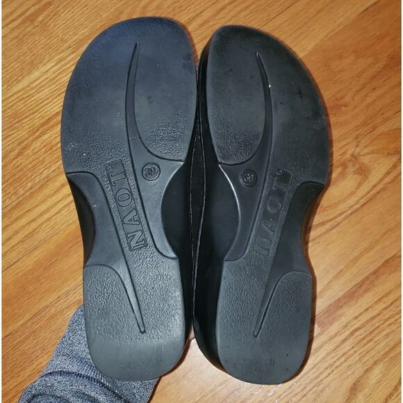 Naot Black Leather Mules - Picture 5 of 6